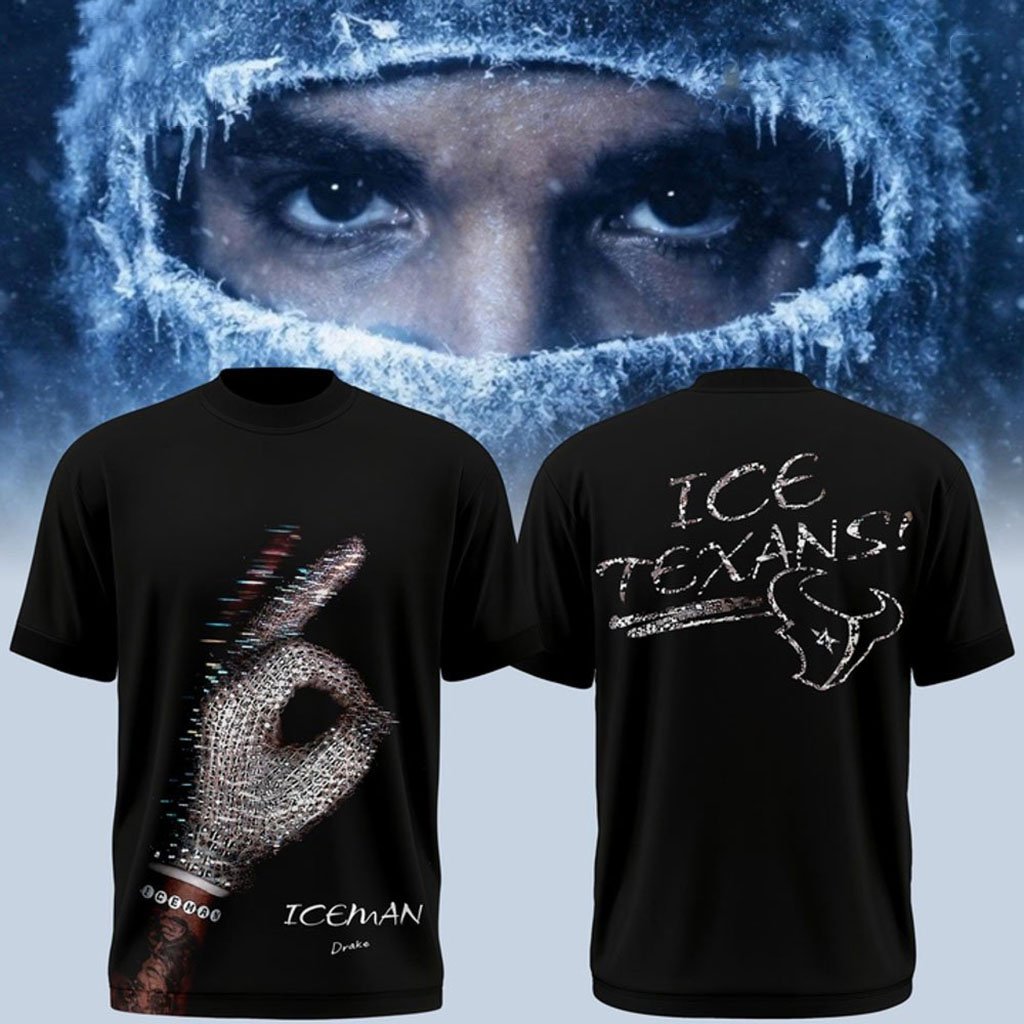 Houston Texans Merch X ICEMAN T-Shirt Drake Merch Gift Ideas For Brothers