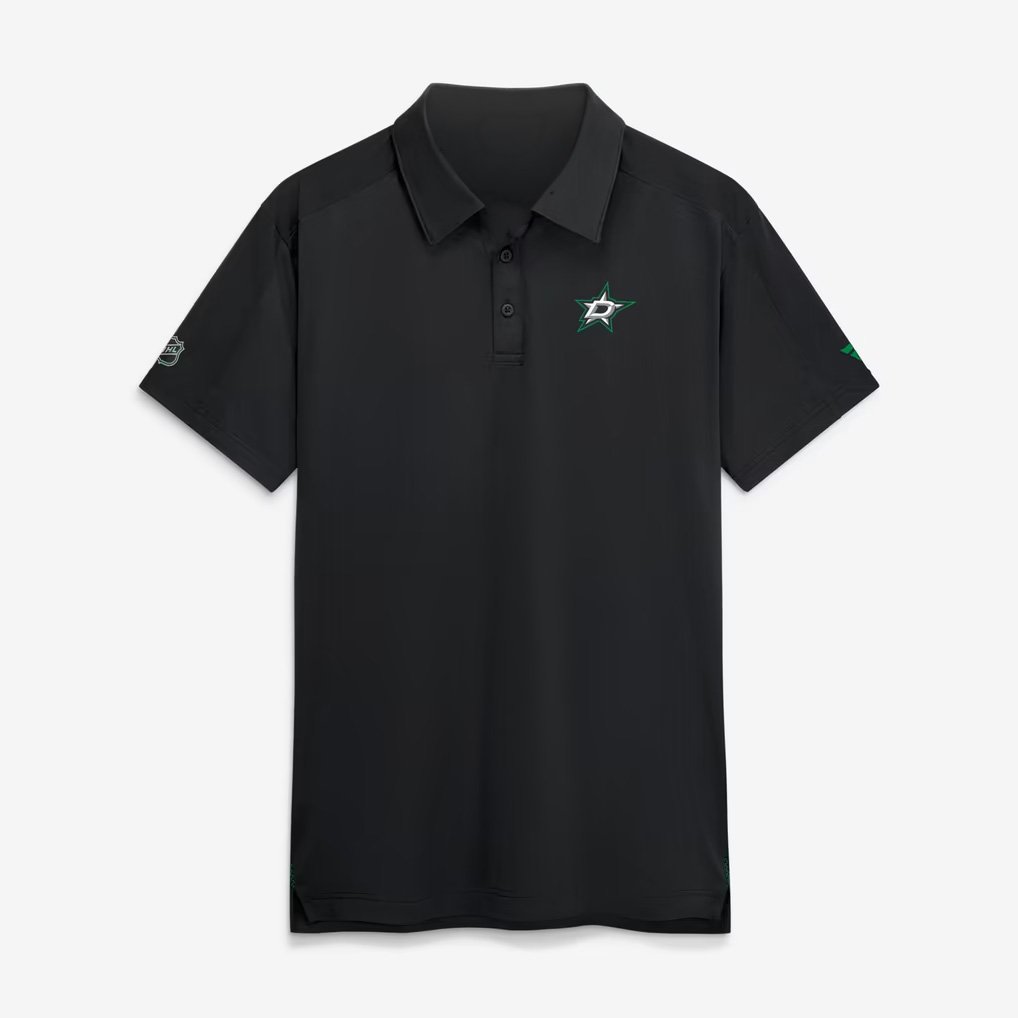 Dallas Stars Merch 2026 Dallas Stars Fanatics Pro Rink Polo Shirt Black Hockey Lover Gifts