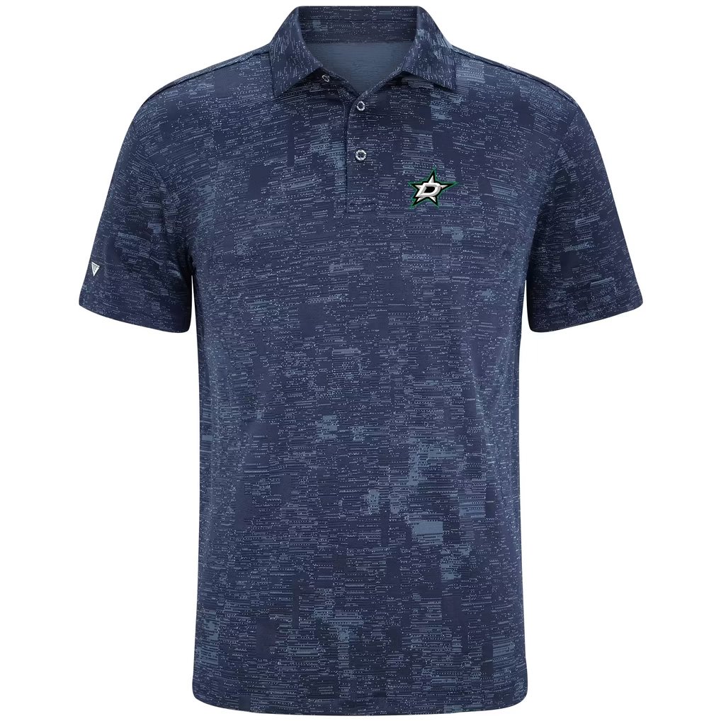 Dallas Stars Merch 2026 Dallas Stars Levelwear Data Polo Shirt Hockey Fan Apparel Gift For Dad