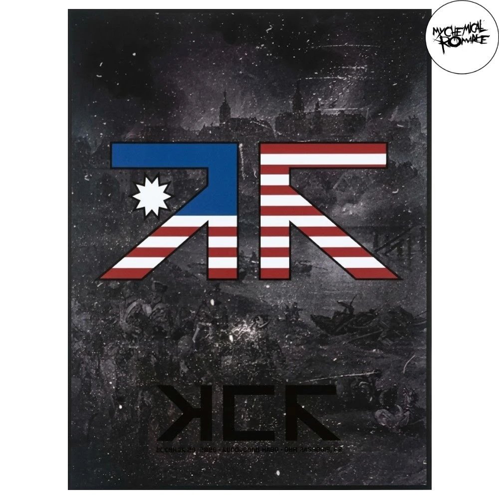 My Chemical Romance Hollywood Bowl Los Angeles CA Oct 23 2026 Poster MCR Tour Merch Fan Gifts