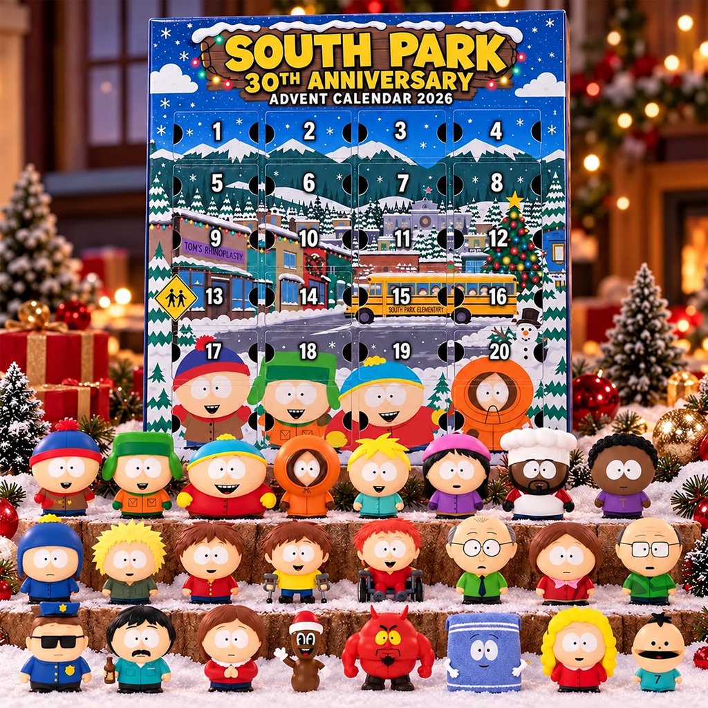 South Park 30th Anniversary Advent Calendar 22026 Christmas Countdown Box Ornaments Decor