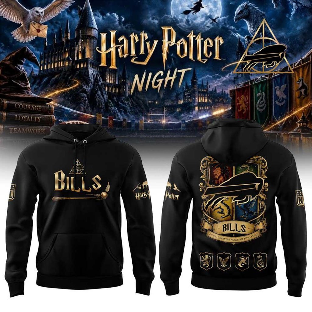 Buffalo Bills X Harry Potter Night 2026 Hoodie Buffalo Bills Merch Gift Ideas For Football Fan