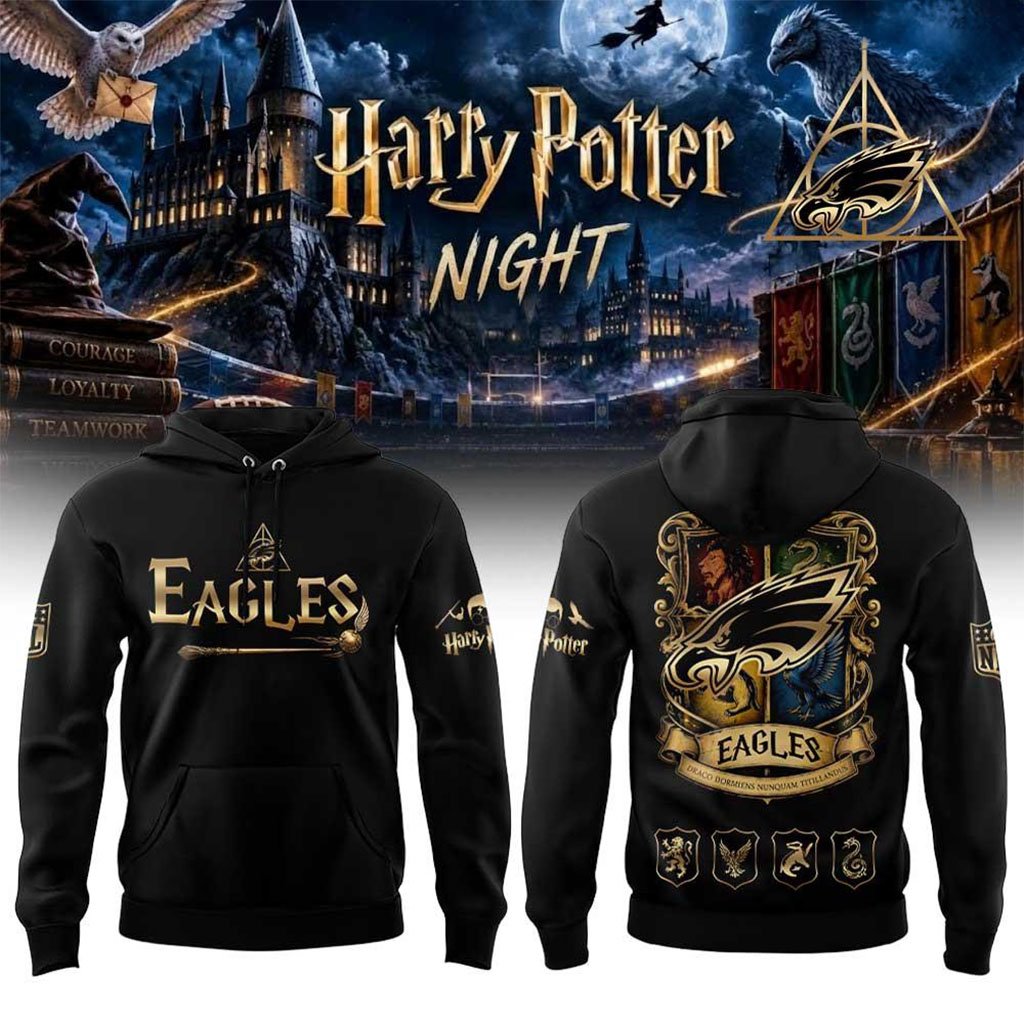 Philadelphia Eagles X Harry Potter Night 2026 Hoodie Philly Eagles Merch Gift For Game Day