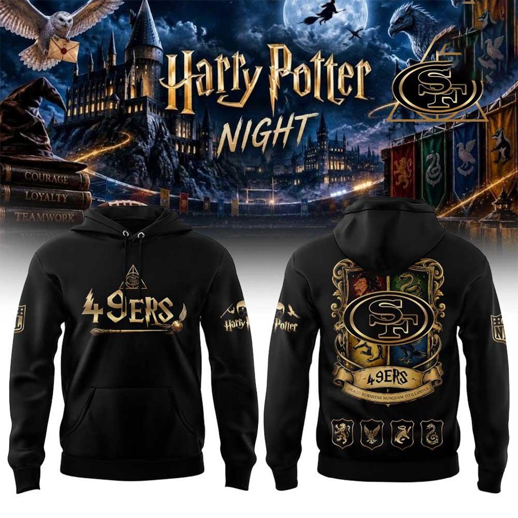 San Francisco 49ers X Harry Potter Night 2026 Hoodie SF 49ers Merch Football Related Gifts