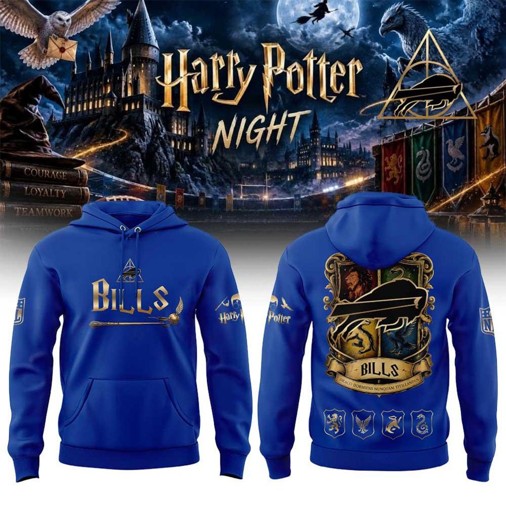 Buffalo Bills X Harry Potter Night 2026 Hoodie Buffalo Bills Merch Football Themed Gifts