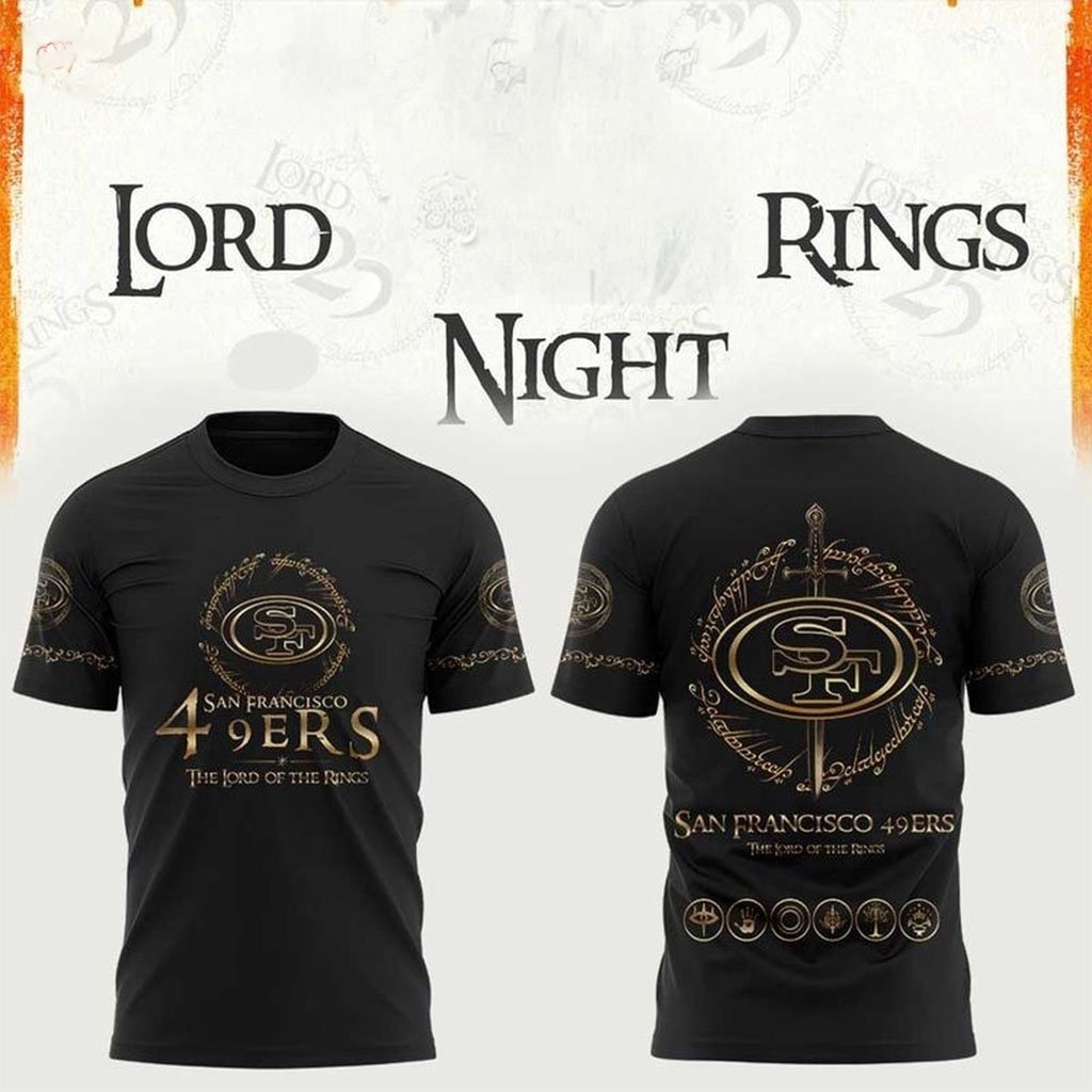 San Francisco 49ers x The Lord Of The Rings 2026 Shirt 49ers Merch SF Football Apparel Gift
