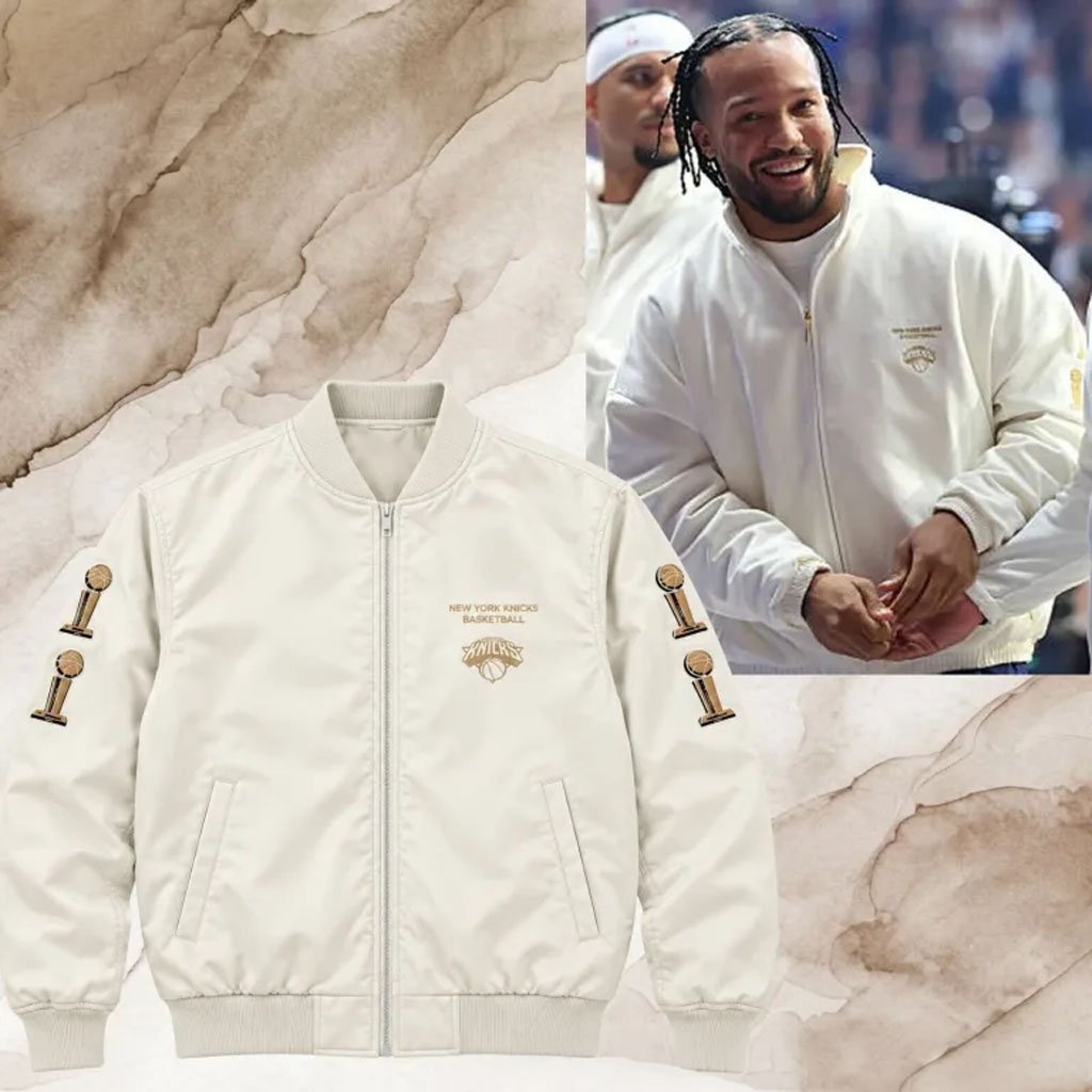 Jalen Brunson New York Knicks 2026 Finals Victory Jacket NY Knicks Championship Merch Gifts