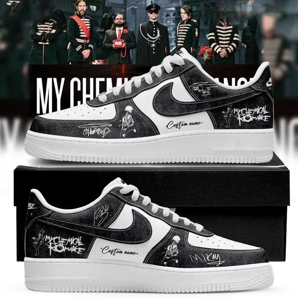 Customize My Chemical Romance The Black Parade 2026 Tour Sneakers MCR Merch Music Themed Gifts