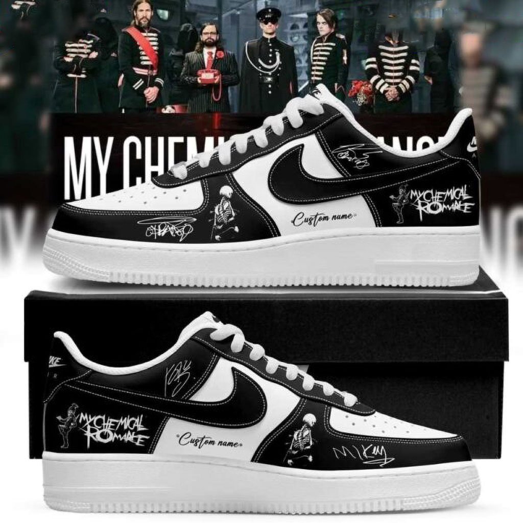 Personalized My Chemical Romance The Black Parade 2026 Tour Sneakers MCR Merch Band Fan Gifts