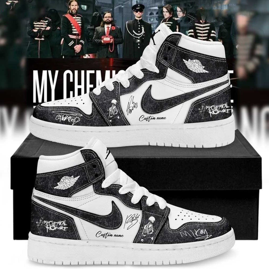 Custom My Chemical Romance The Black Parade 2026 Tour Sneakers MCR Merch Music Related Gifts