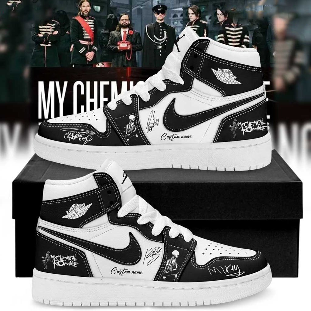 Custom My Chemical Romance The Black Parade 2026 Tour Sneakers MCR Merch Present For Band Fans