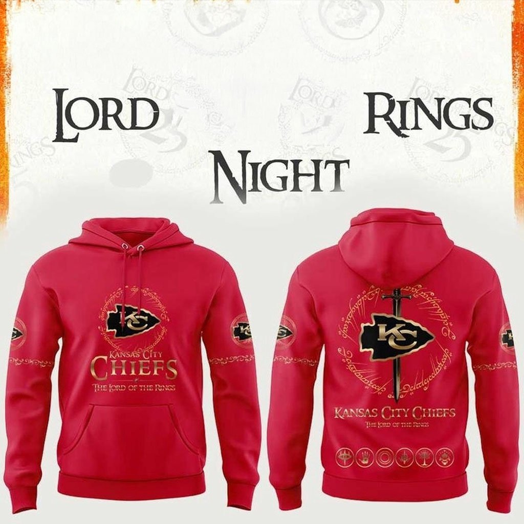 Kansas City Chiefs x The Lord Of The Rings 2026 Hoodie KC Chiefs Merch Presents For Fans