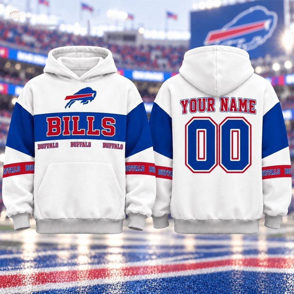 Custom Buffalo Bills 2026 Gridiron Heritage Hoodie Bills Merch Buffalo Football Apparel Gifts