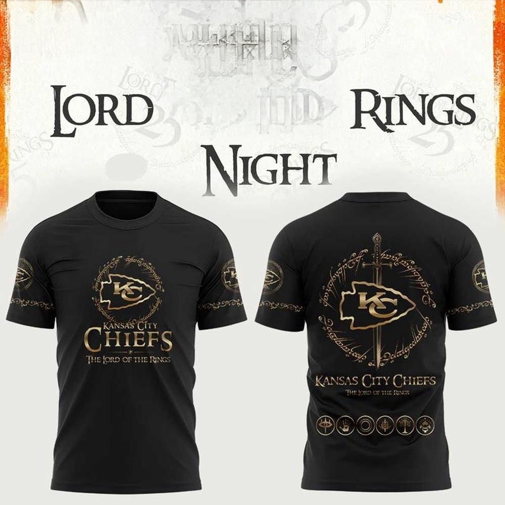 Kansas City Chiefs x The Lord Of The Rings 2026 Shirt KC Chiefs Merch Gifts For Football Fans
