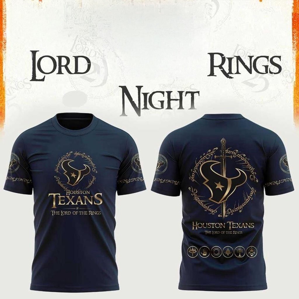 Houston Texans x The Lord Of The Rings 2026 Shirt Houston Texans Merch Gifts For Football Fan