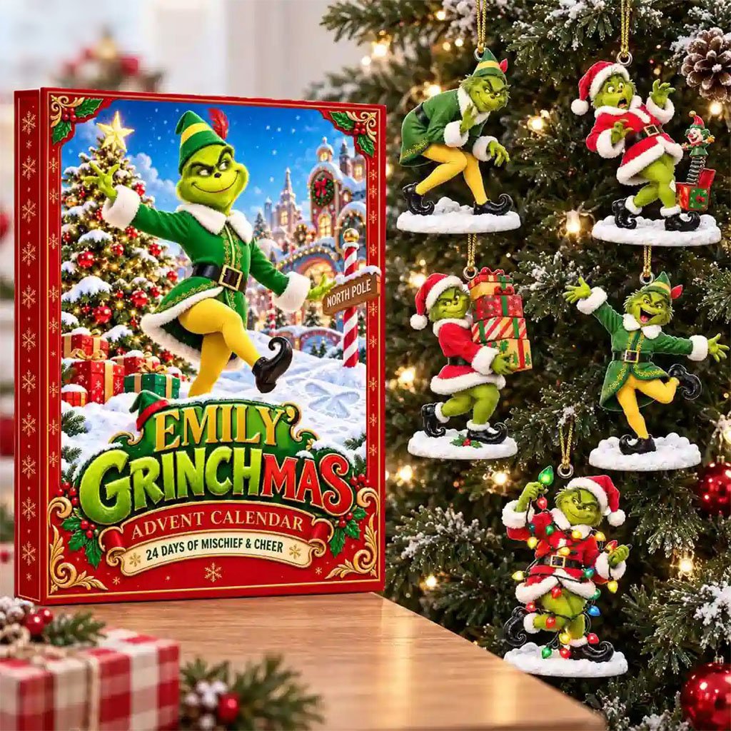 The Grinch Advent Calendar 2026 24 Days Christmas Countdown Holiday Ornaments Grinch Fans Gifts