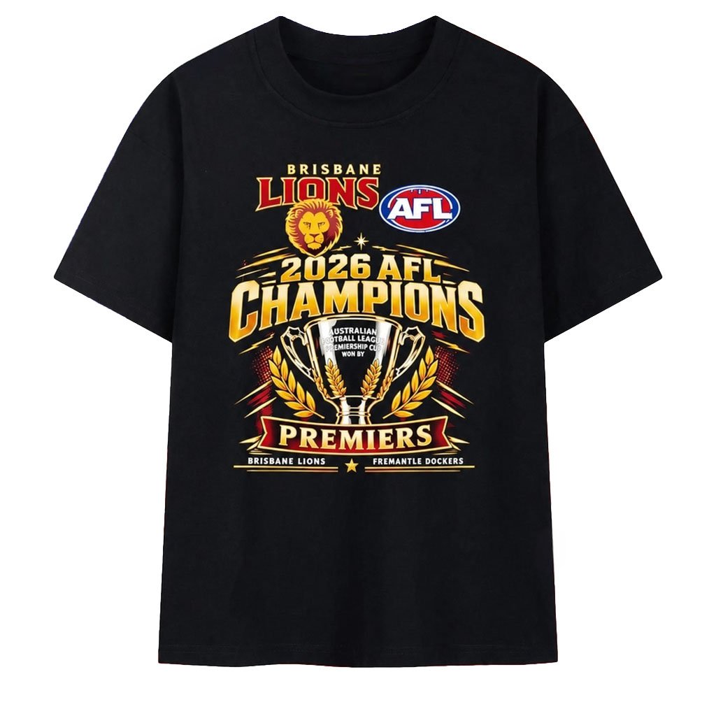 2026 Brisbane Lions AFL Grand Final Champions T-Shirt Brisbane Lions Merch Gift For Fans