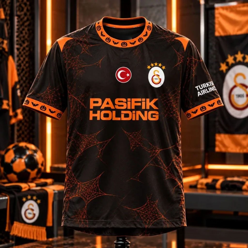 Galatasaray Halloween Special Edition Soccer Jersey Galatasaray SK Merch Spooky Season Gifts