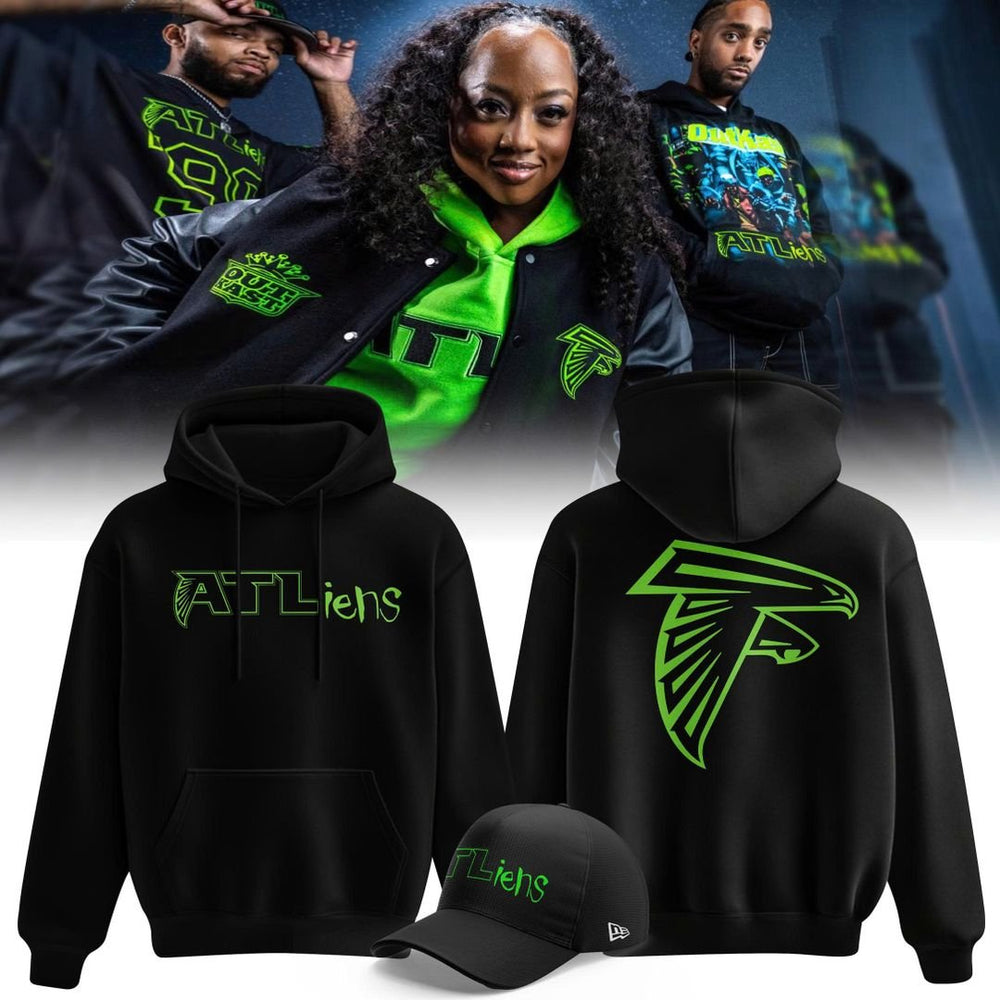 Atlanta Falcons X OutKast 30Th Anniversary Hoodie Outkast Hoodie Hip Hop Fans Gifts