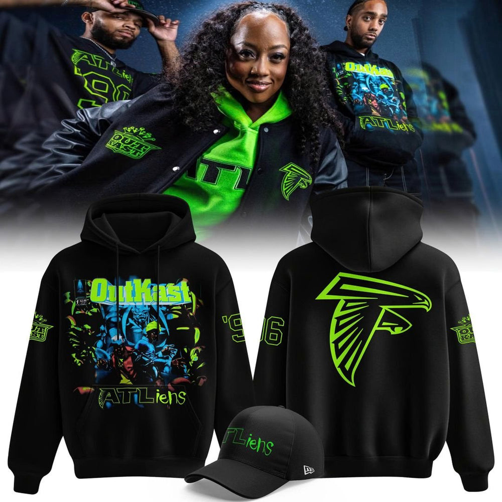 Atlanta Falcons x OutKast 30Th Anniversary Hoodie Outkast Falcons Clothing Gifts For Fans