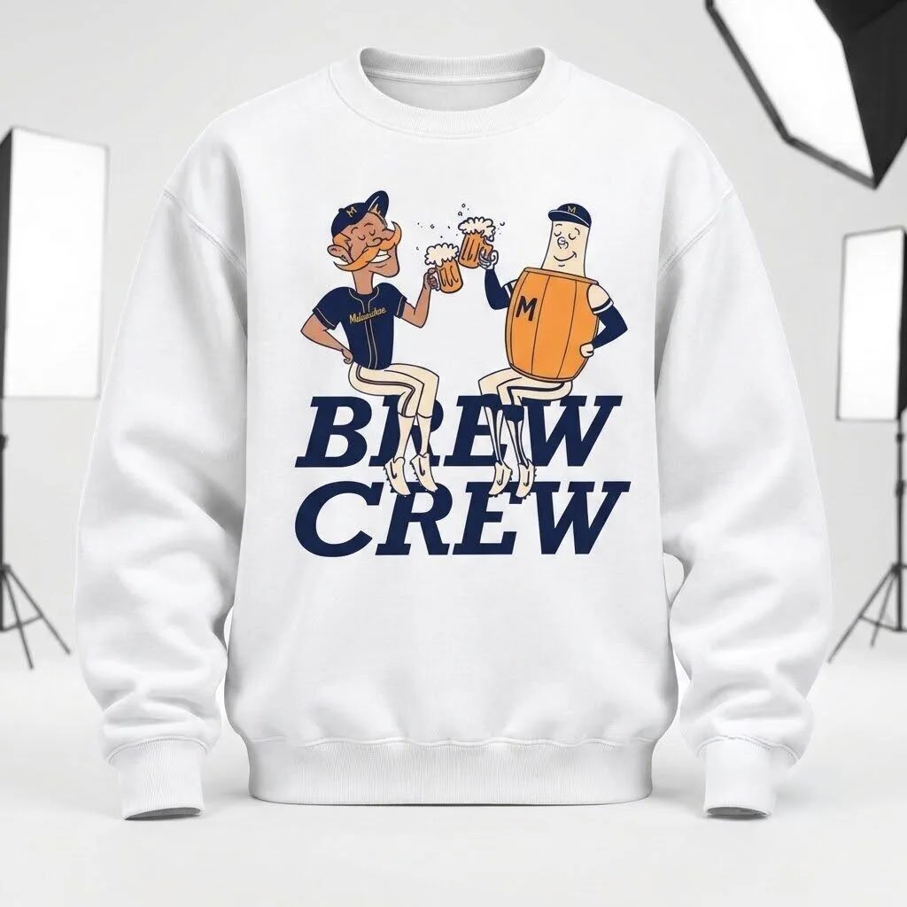 Milwaukee Brewers Merch 2026 Brew Crew Sweatshirt Gift Ideas For Baseball Fans