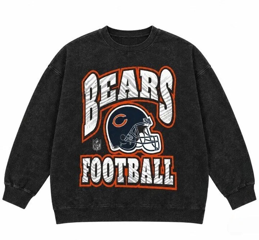 Chicago Bears 90s Vintage All Pro Crewneck Sweatshirt Game Day Merch Unique Chicago Bears Gifts