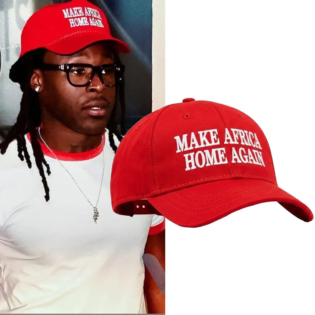 Alvin Kamara Make Africa Home Again Hat Embroidered Alvin Kamara Merch Black History Gifts