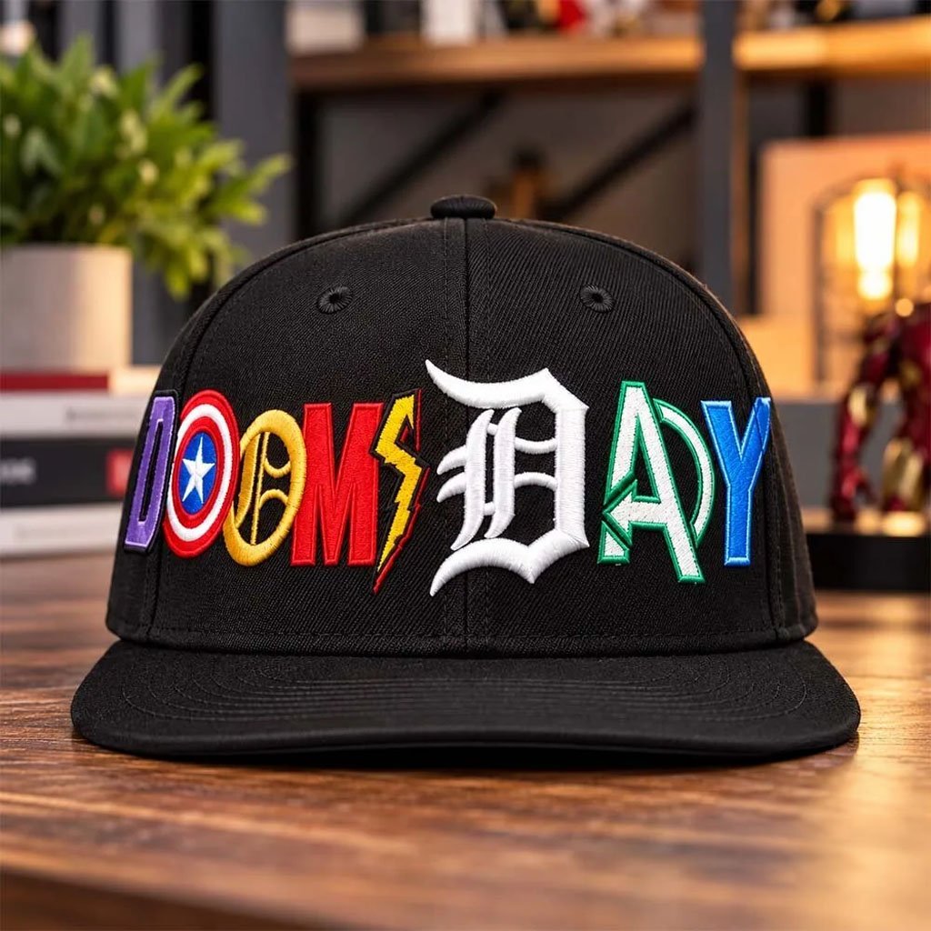 Remade Reups Marvel Avengers Doomsday Superhero Multi Logo Snapback Hat Marvel Merch Fan Gifts