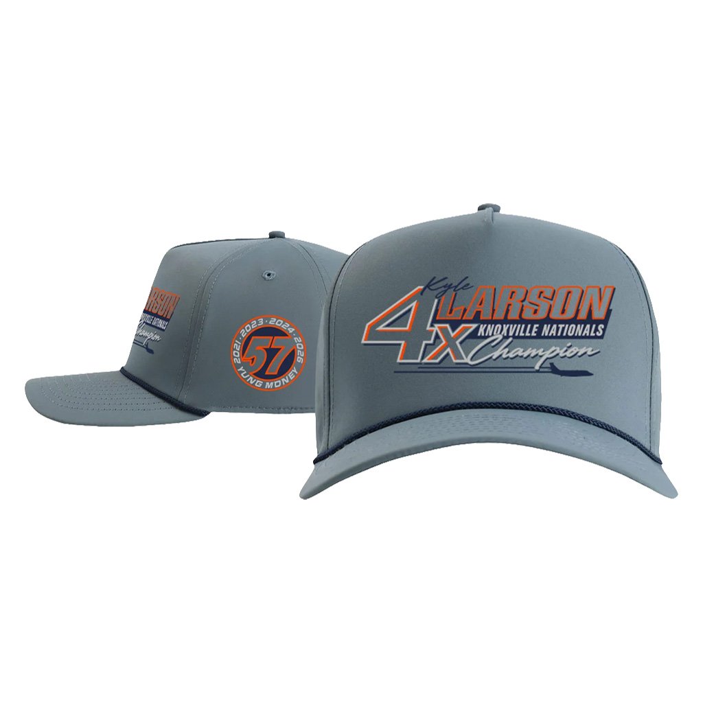 Kyle Larson Merch 2026 A Different Kind of Double Rope Hat Kyle Larson 4x Champion Cap Gifts