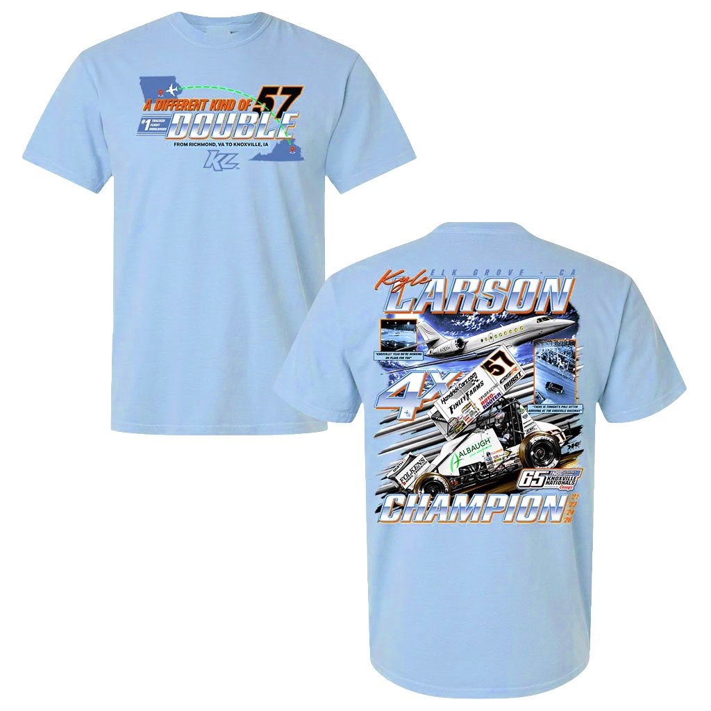 Kyle Larson Merch 2026 A Different Kind of Double T-Shirt KL 4x Champions Tee Gift For Fans