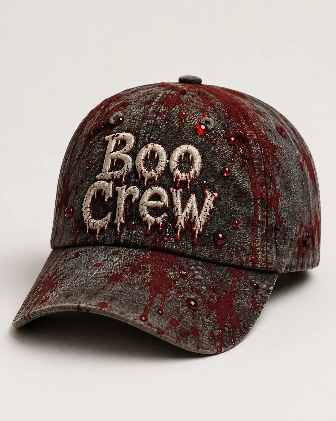 Bloody Boo Crew Halloween Hat Scary Halloween Baseball Cap Cool Gift For Besties