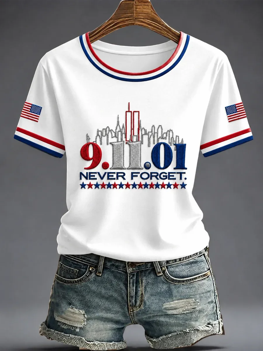 9 11 25th Anniversary Never Forget T-Shirt 911 Clothes Unique Gifts For Mother