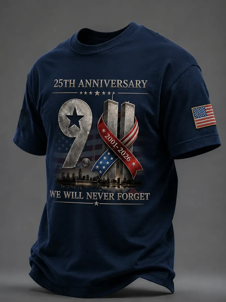 9 11 25th Anniversary Never Forget Shirt 911 Anniversary Apparel Gift For Dad