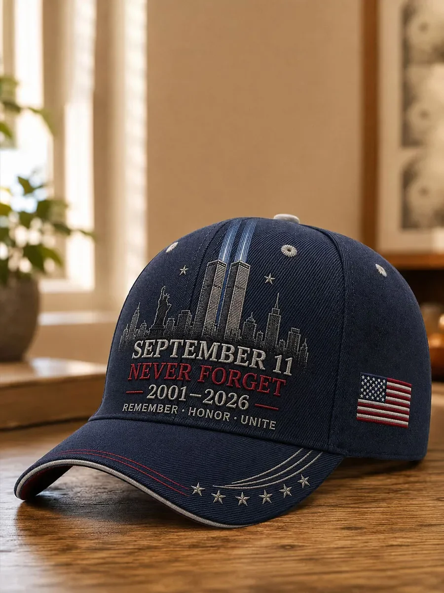 9 11 Never Forget Hat September 11th Commemorative Baseball Cap Patriotic Gift Ideas