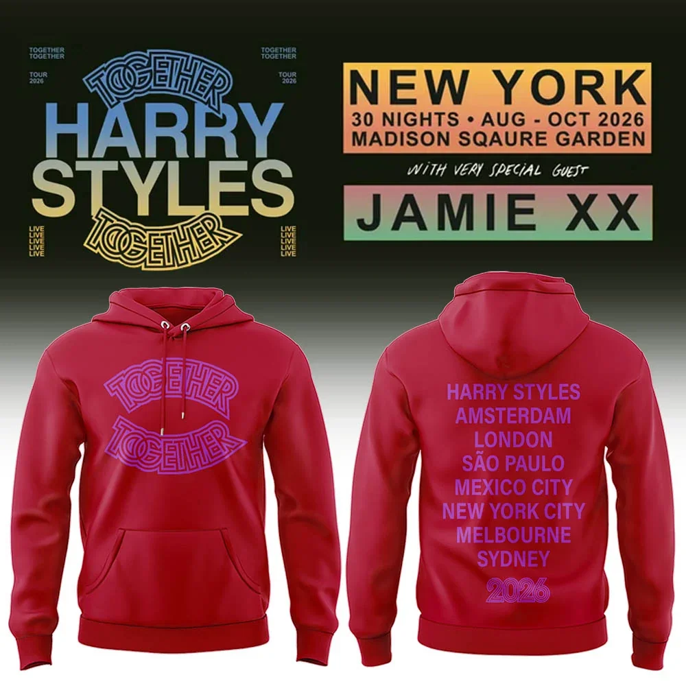 Harry Styles Merch Together Together Tour 2026 Hoodie Harry Styles Concert Apparel