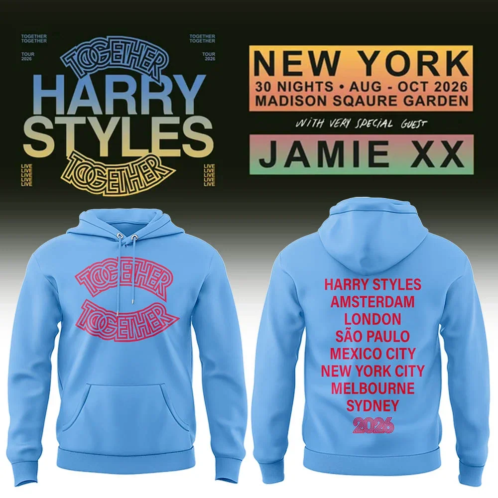 Harry Styles Merch Together Together Tour At MSG New York City Hoodie Harry Styles Hooded Sweatshirt