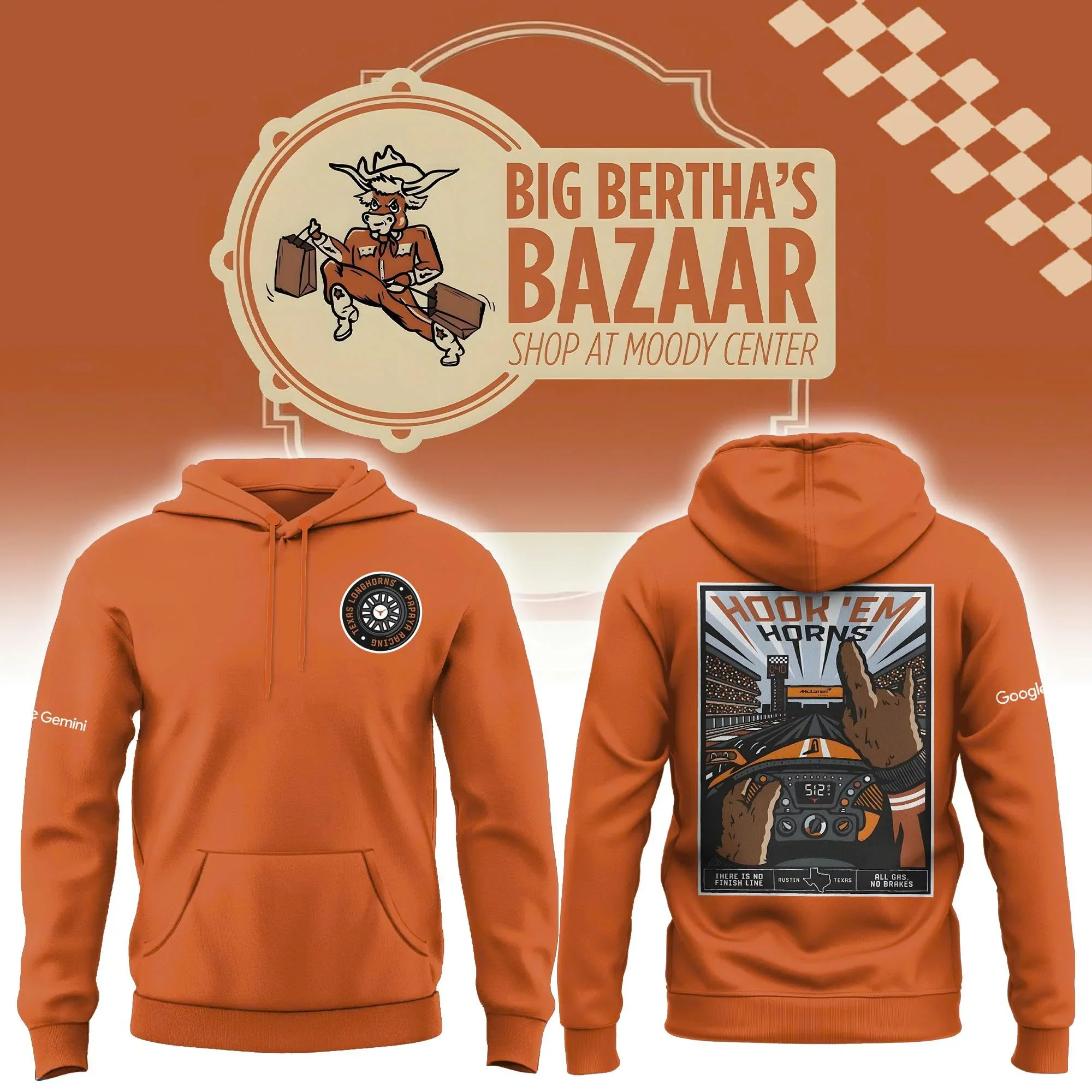 Texas Longhorns Merch X McLauren Outerstuff Perspective Hoodie Texas Longhorns Gears