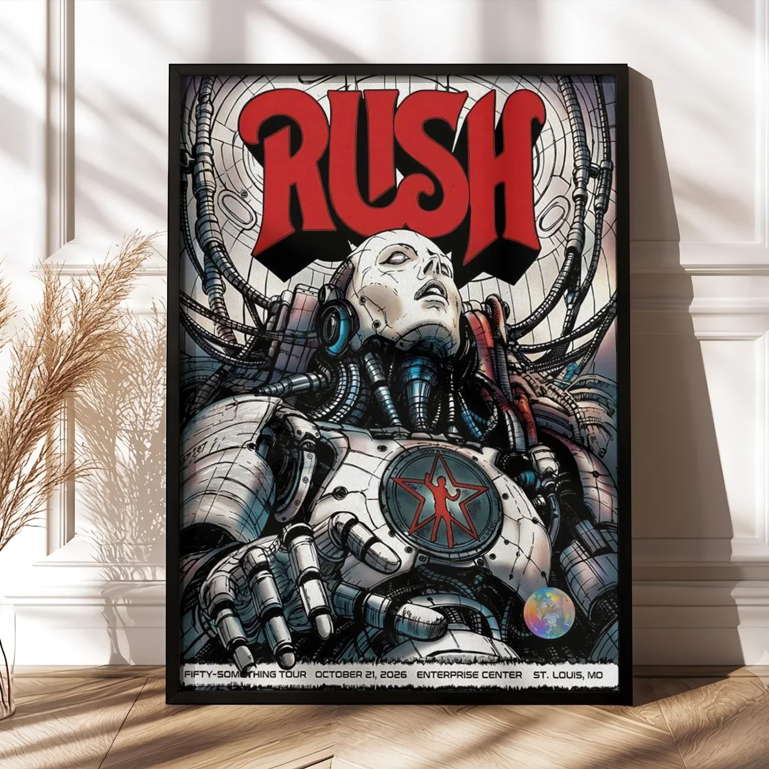 Rush Fifty Something Tour 2026 St Louis MO Poster Rush Concert Poster Best Fan Gifts