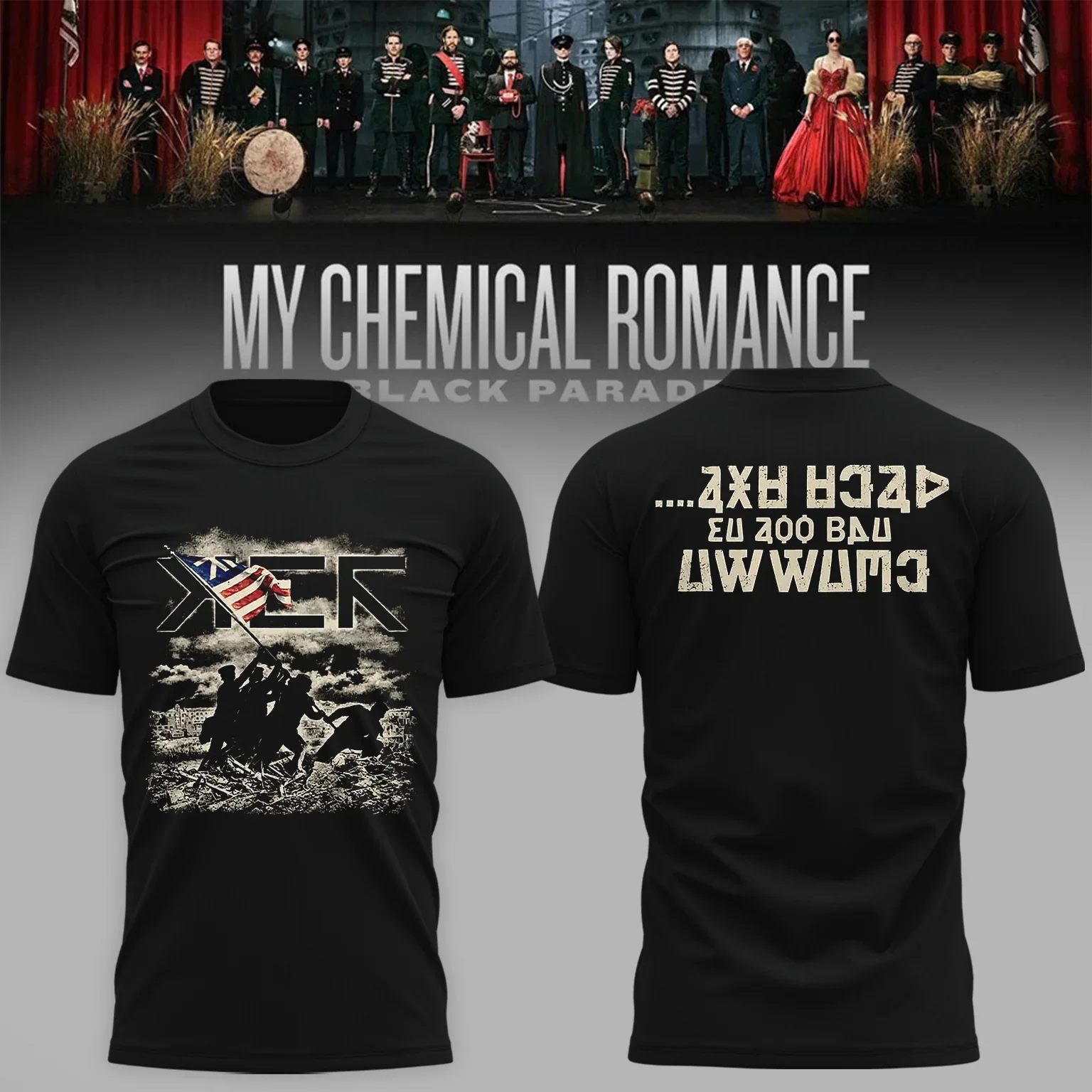My Chemical Romance Merch The Black Parade 2026 Tour T-Shirt Good Gifts For Rock Lovers