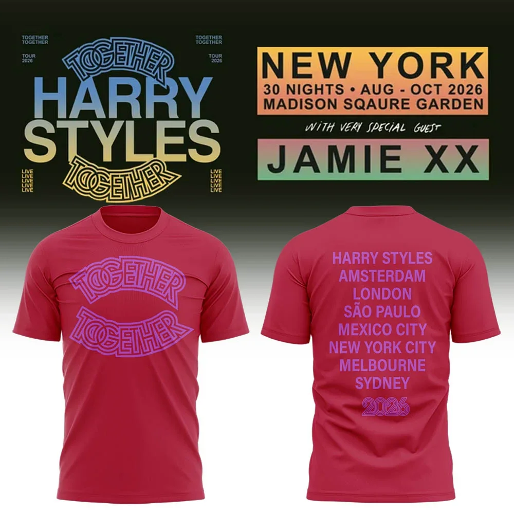 Harry Styles Merch Together Together Tour At MSG New York City T-Shirt Best Harry Styles Clothing