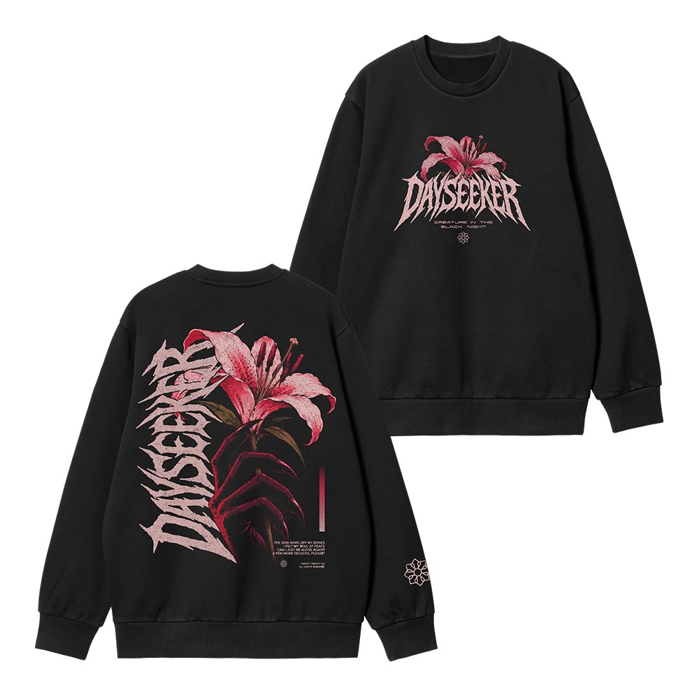 Dayseeker Store Merch Creature In The Black Night Sweatshirt Best Gifts For Dayseeker Fans
