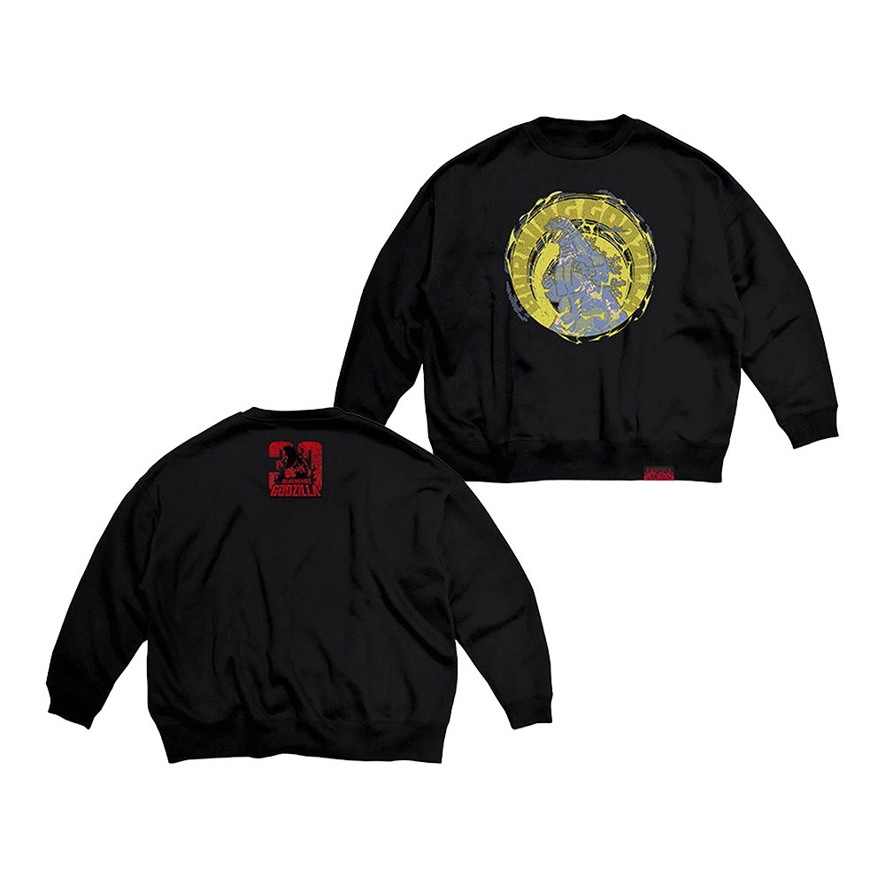 Godzilla Store Merch Godzilla Vs Destoroyah 30Th Anniversary Scene Illustration Sweatshirt Kaiju Lover Gifts