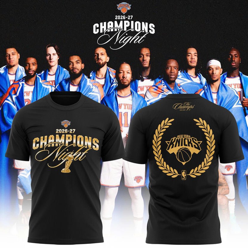 New York Knicks Merch 2026 27 Champions Night T-Shirt Best Presents For Knicks Fans