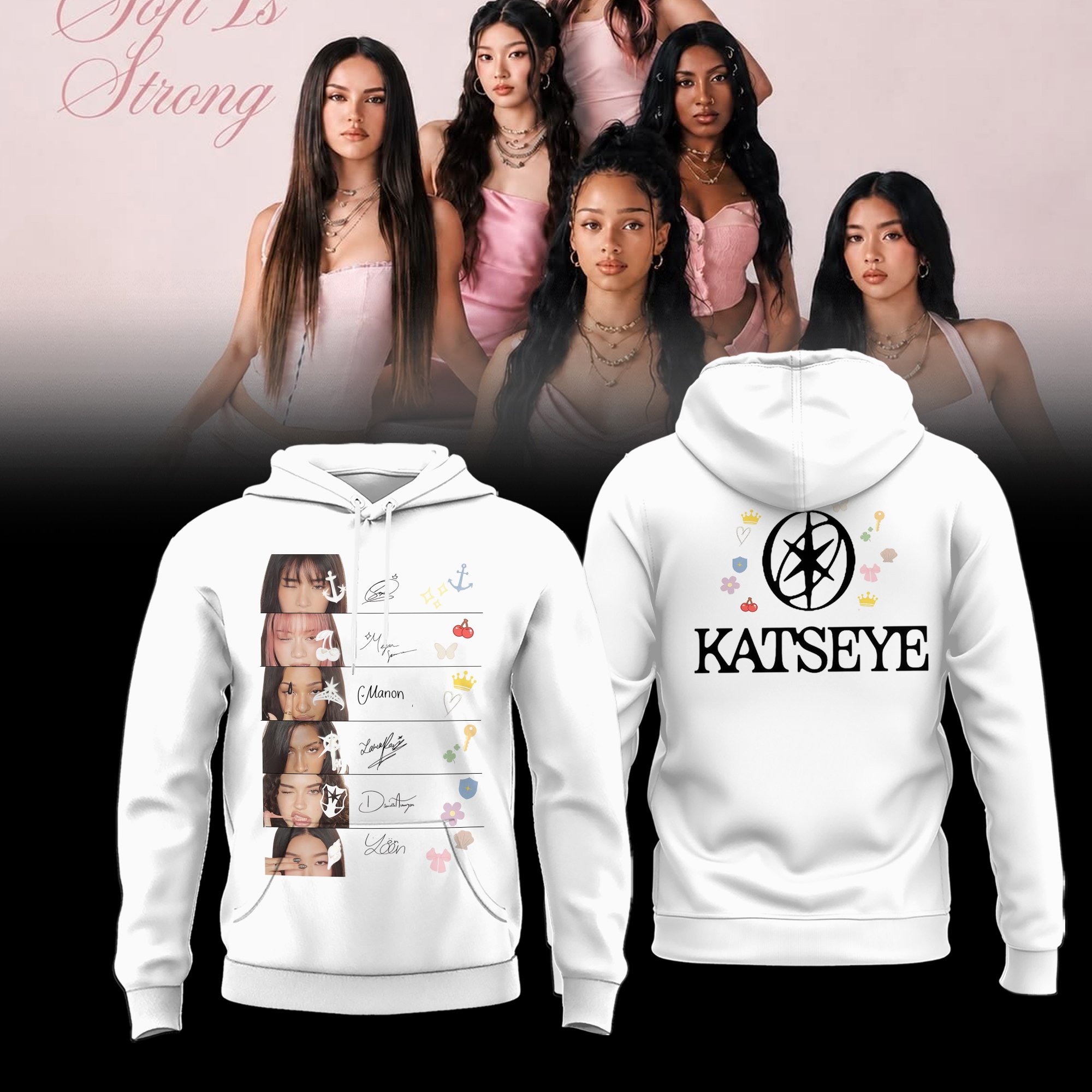 Katseye Merch The Wildworld Tour 2026 Hoodie Katseye Apparel Presents For Eyekons