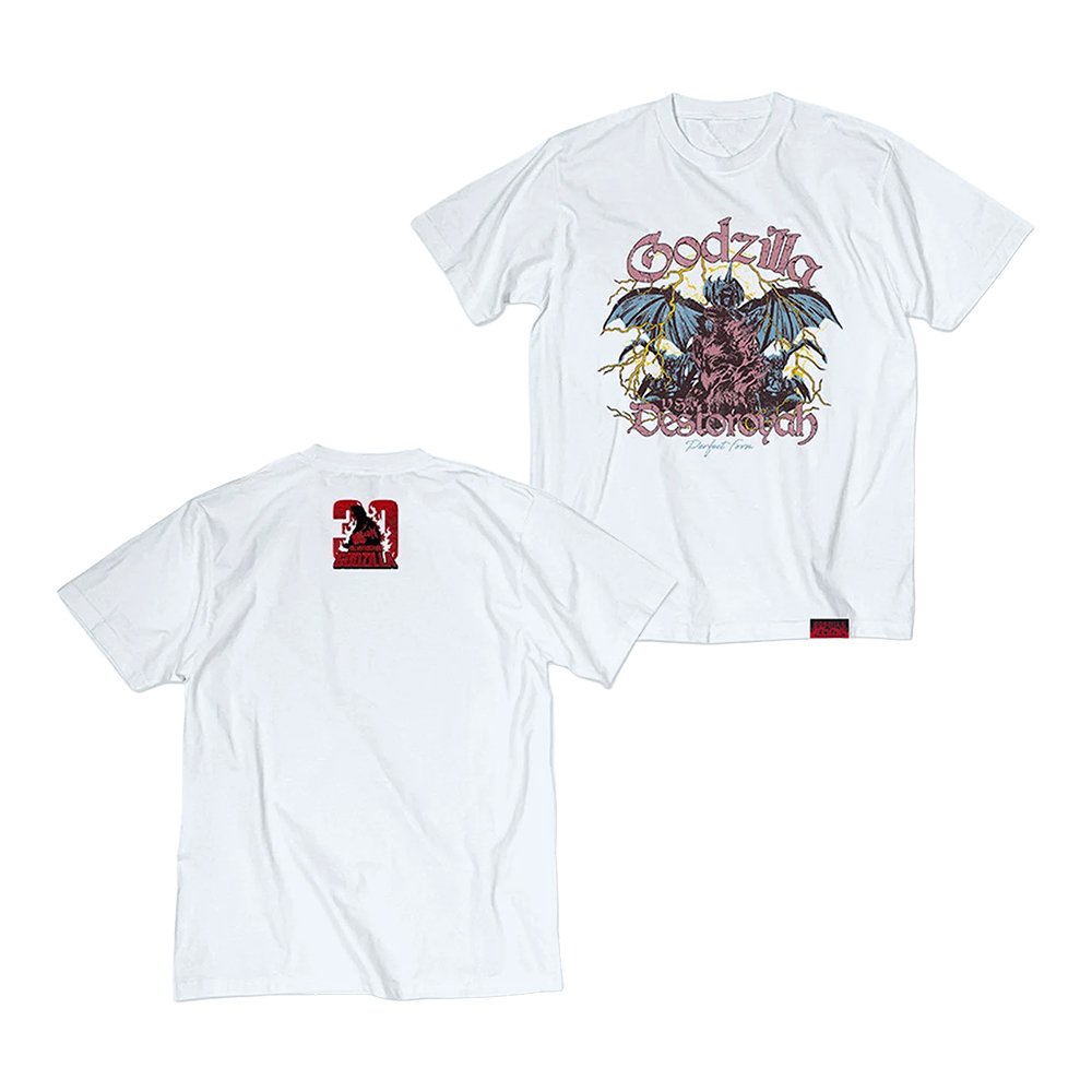 Godzilla Store Merch Godzilla Vs Destoroyah 30Th Anniversary Scene Illustration Shirt