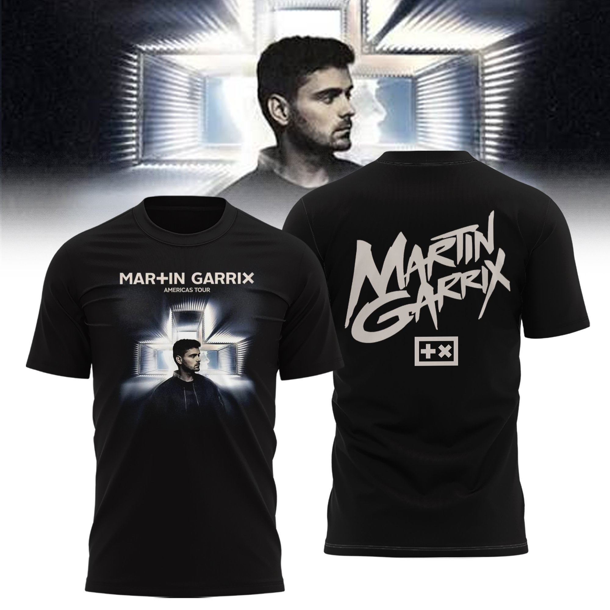 Martin Garrix Merch Americas Tour 2026 Black T-Shirt Best Presents For Martin Garrix Lovers