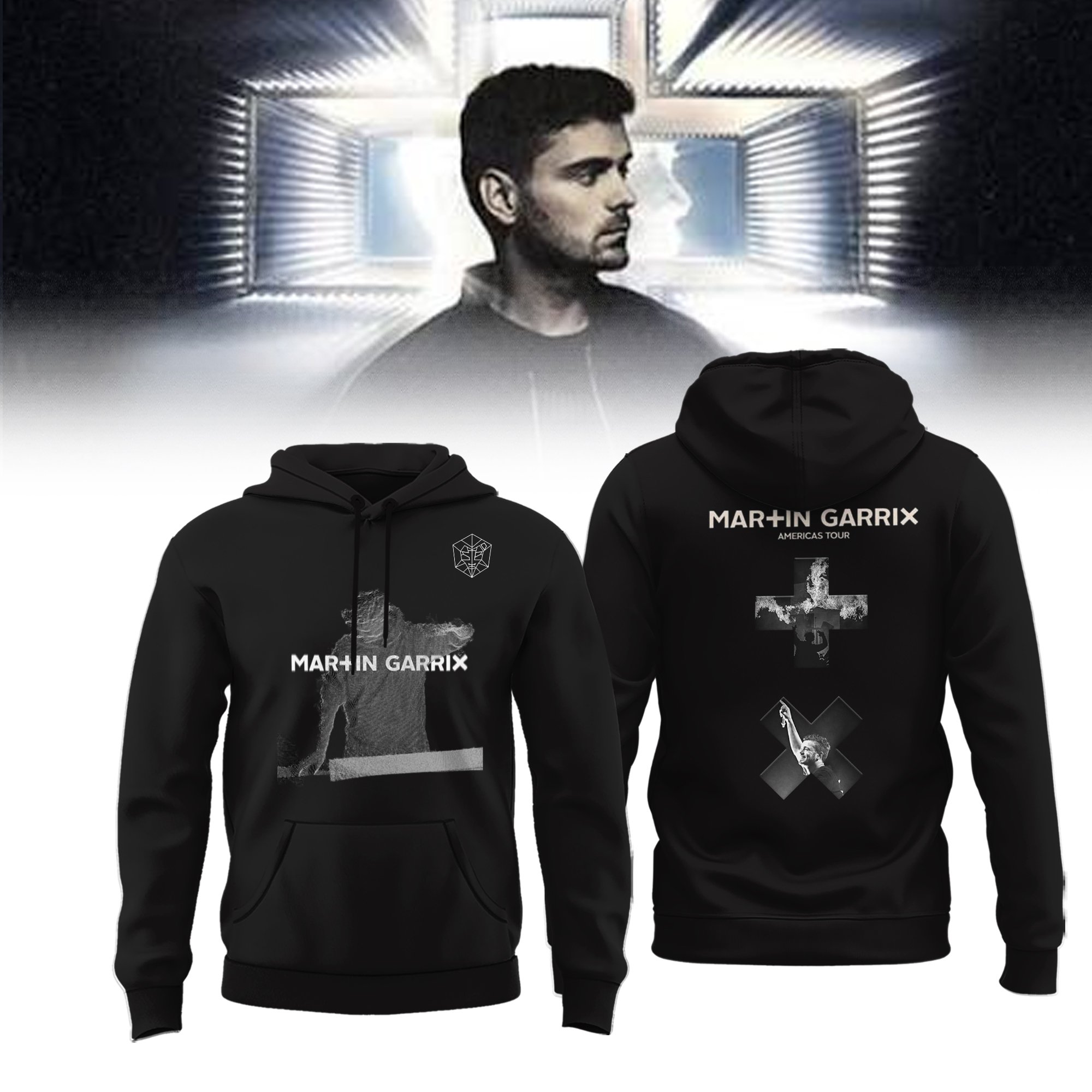 Martin Garrix Merch Americas Tour 2026 Hoodie Martin Garrix Hooded Sweatshirt