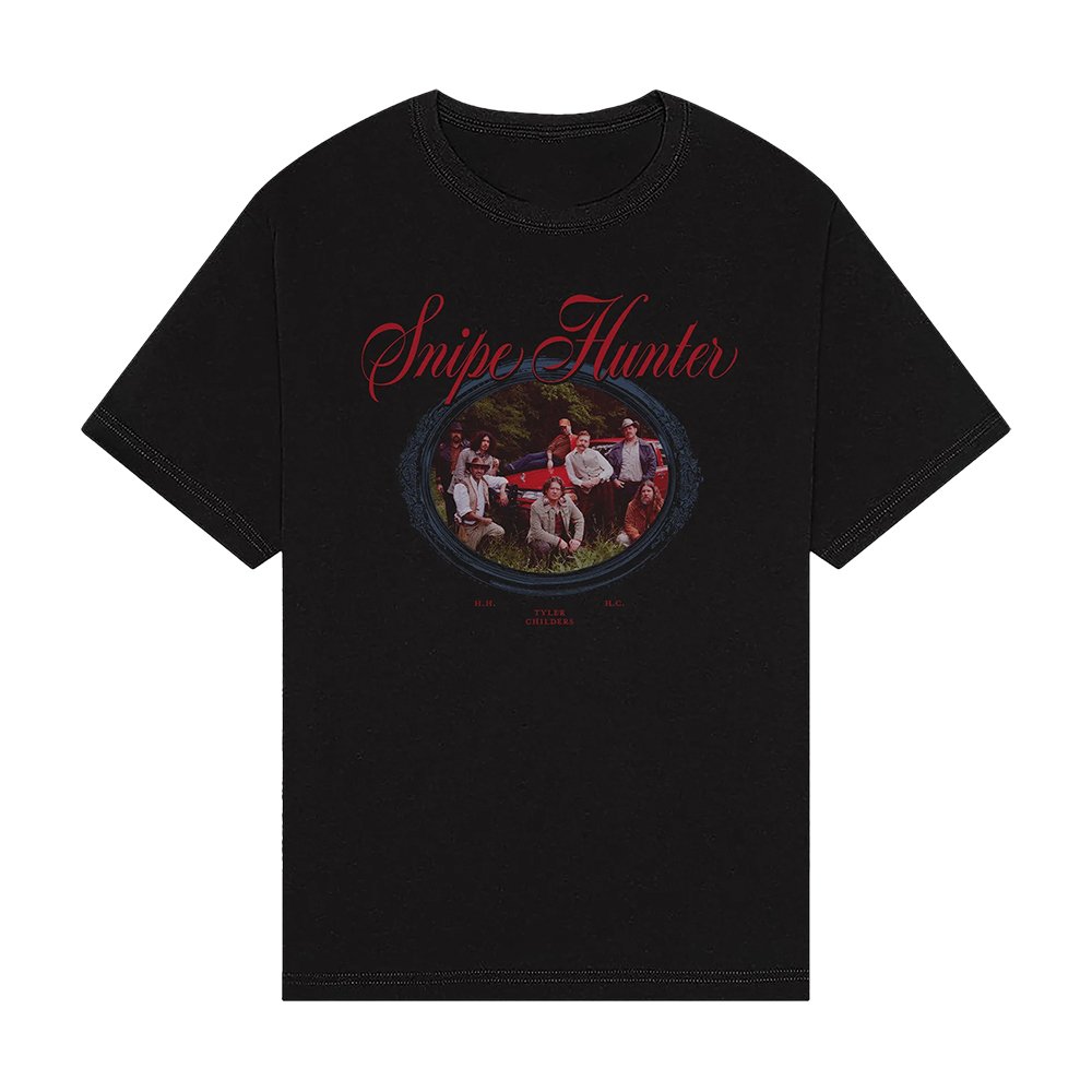 Tyler Childers Merch Snipe Hunter Band Photo Black T-Shirt Great Gifts For Tyler Childers Fans
