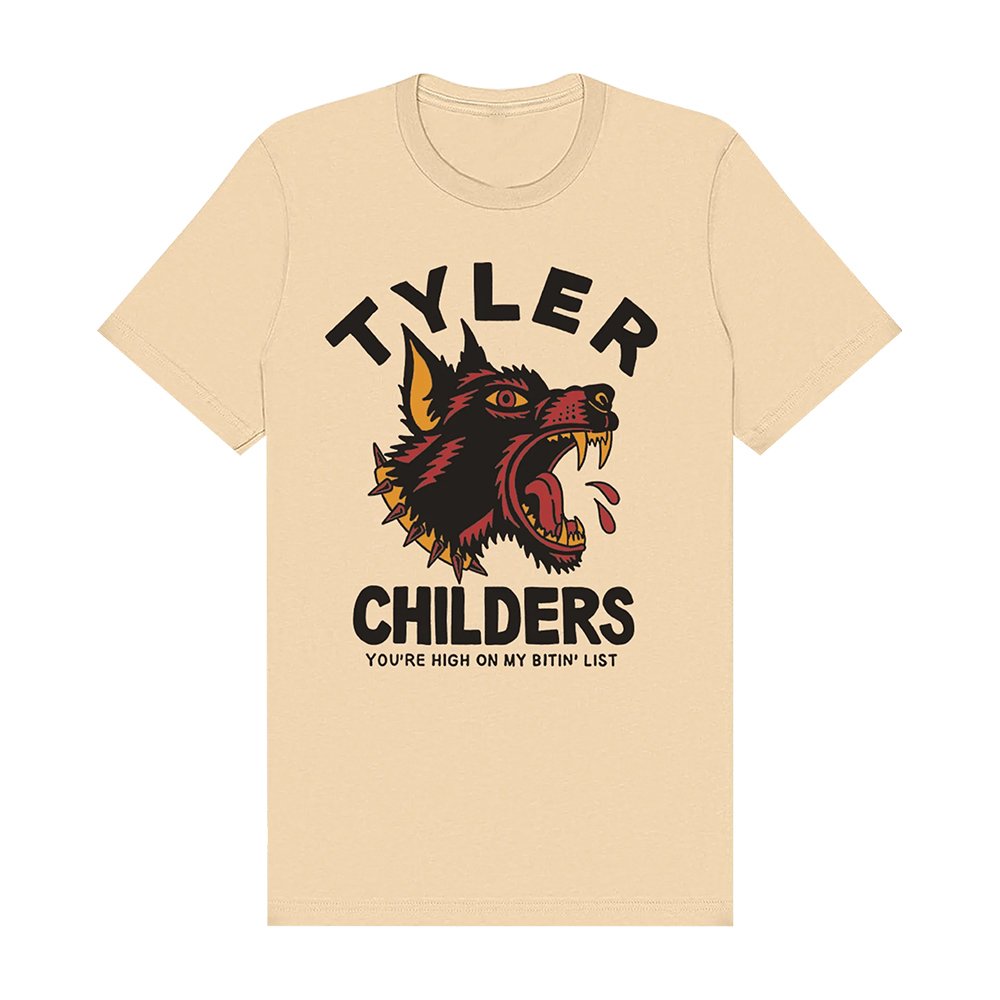 Tyler Childers Merch Spike Collar Bitin List T-Shirt Tyler Childers Apparel Country Fans Gifts