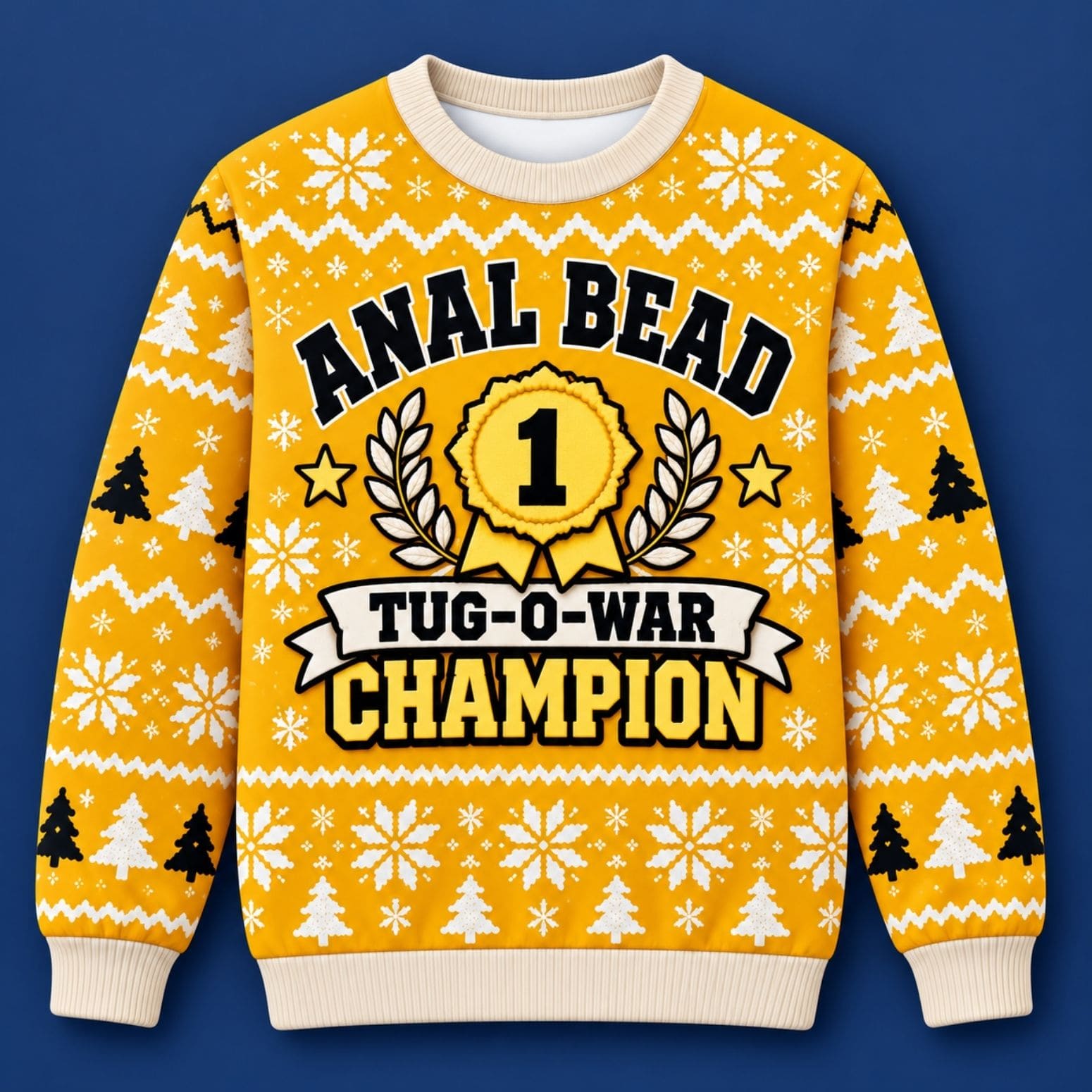 Anal Bead Tug Of War Champion Funny Ugly Christmas Sweater Xmas Party Apparel Christmas Gifts
